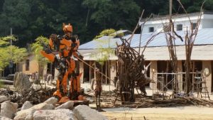 Transformers at timber yard and gallery - San Bao, Jingdezhen - Deanna Roberts
