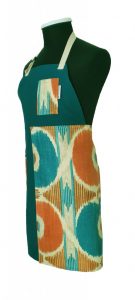 Pottery split-leg apron - Carnival