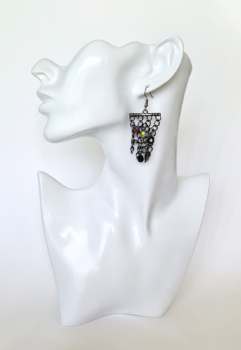 Chainmail earrings 2.8cm x 4.5cm - Deanna Roberts Studio