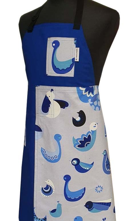Split-leg apron - Bluebird (77 x 89) - Deanna Roberts Studio