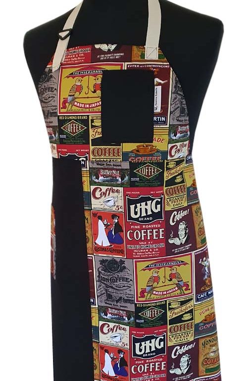Coffee Time Split-leg apron - Deanna Roberts Studio (78 x 84)