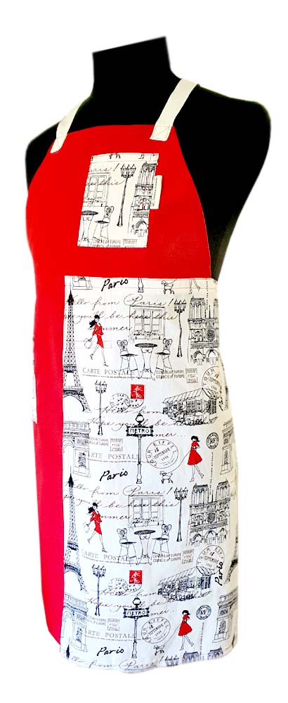 Carte Poste Split-leg apron (76 x 87) - Deanna Roberts Studio