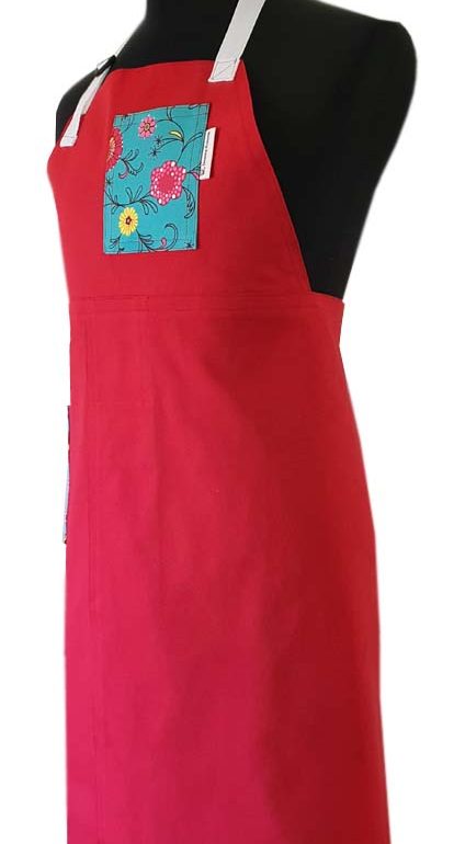 Cherry Garden Split-leg apron (70 x 90) - Deanna Roberts Studio