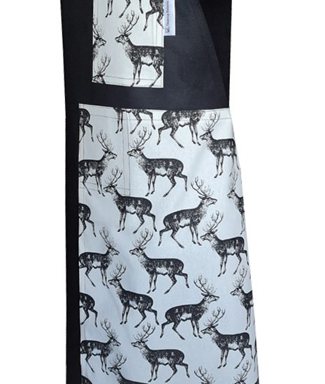 Deer Me Split-leg apron (75 x 91) Crossover back - Deanna Roberts Studio