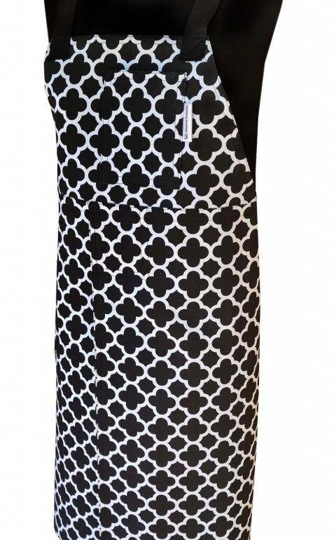 Jazz Split-leg apron (79 x 89) with Crossover back - Deanna Ro berts Studio