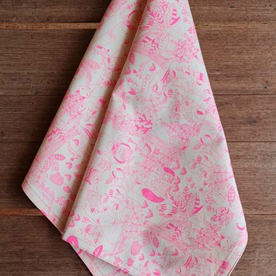 Pink-Jungle-Tea-Towel