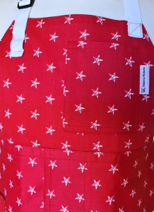 Star Light Split-leg apron (79 x 89) with adjustable neck strap & waist ties - Deanna Roberts Studio