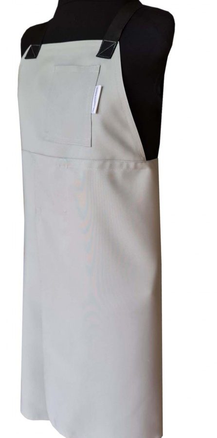 Storm Split-leg apron with additional leg pocket (80 x 89) Crossover back - Deanna Roberts Studio