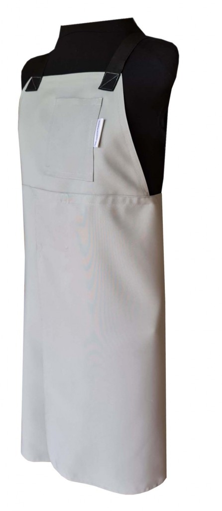 Storm Split-leg apron with additional leg pocket (80 x 89) Crossover back - Deanna Roberts Studio