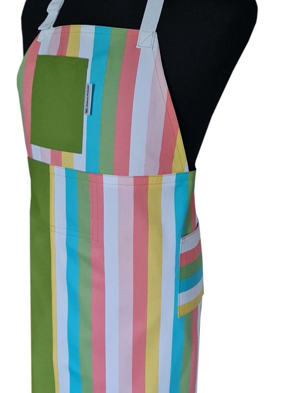Gelato Split-leg Apron 78 x 89 with adjustable neck strap & waist ties - Deanna Roberts Studio