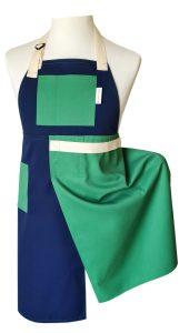 Parakeet Split-leg apron 77 x 89 with adjustable neck strap & Towel loop - Deanna Roberts Studio