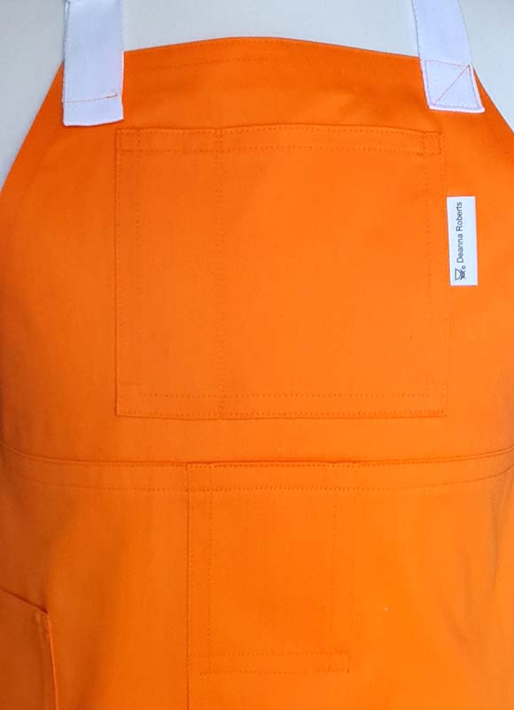 Sunburst Split-leg apron (small) 78 wide x 76 long with adjustable neck strap - Deanna Roberts Studio