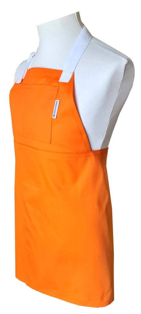 Sunburst Split-leg apron (small) 78 wide x 76 long with adjustable neck strap - Deanna Roberts Studio