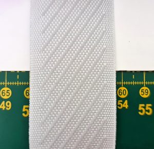 Light Grey poly.cotton webbing 37mm wide