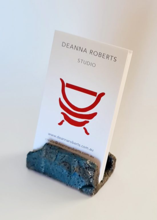 Night Sky Business Card Holder - 5.5cm x 3.2cm x 3.8cm - Deanna Roberts Studio