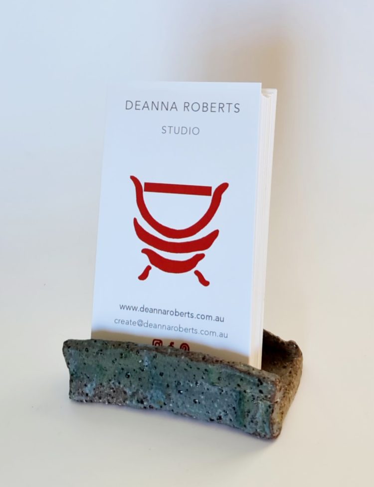 Storm Business Card Holder 7cm x 3.5cm x 3cm - Deanna Roberts Studio