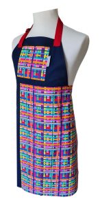 Amaze Split-leg apron 79 x 90 with adjustable neck strap - Deanna Roberts Studio