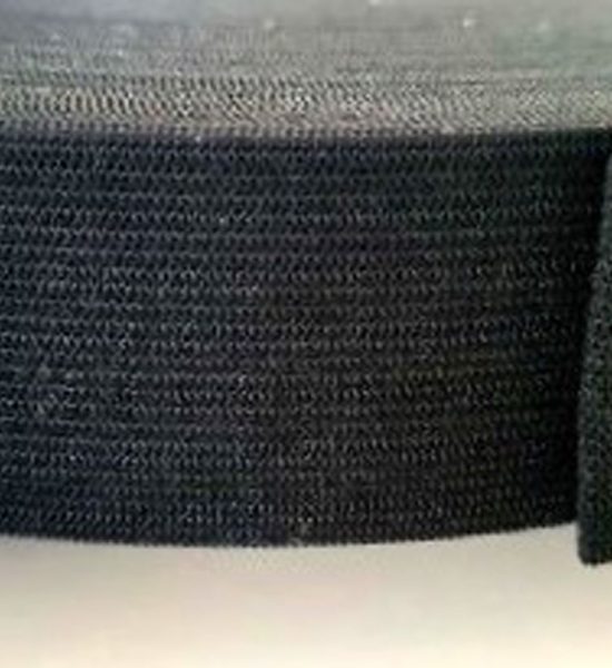 32 mm wide soft black elastic - destash (6)